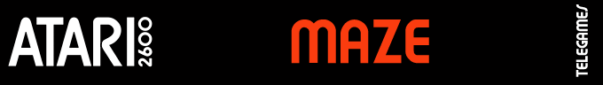 Maze logo for Atari 2600